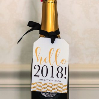 New year champagne
