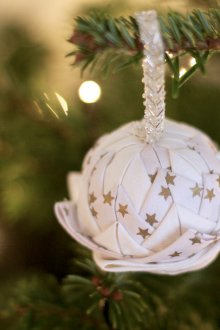 Origami Christmas Ornaments