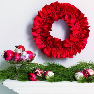 Corona de navidad de arcos