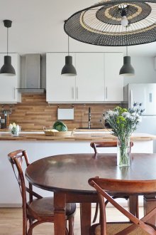 Dapur 14 persegi. m di dalam rumah