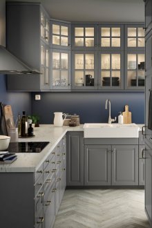 Dapur modular 14 meter persegi. m