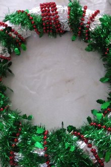 Guirnalda de navidad de oropel