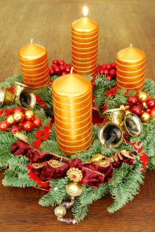 Guirnalda de Navidad de mesa