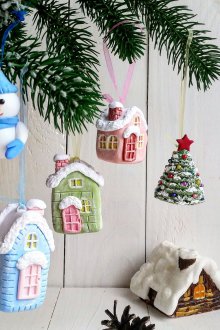 Clay Christmas decorations