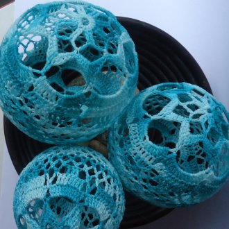 Crochet Christmas tree decorations