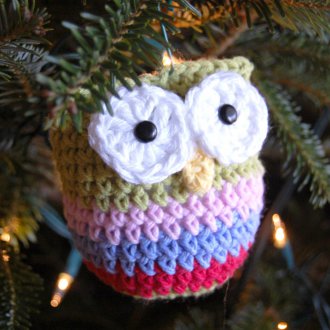 Christmas knitted decorations