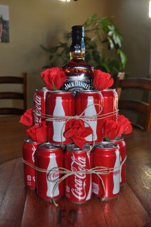 Original alcohol packaging for the new year
