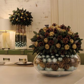 New Year's bouquet as a gift