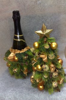 Champagne Christmas tree
