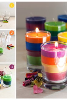 Candles as a gift for the New Year