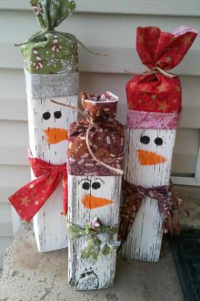 Crafts from wood for the new year