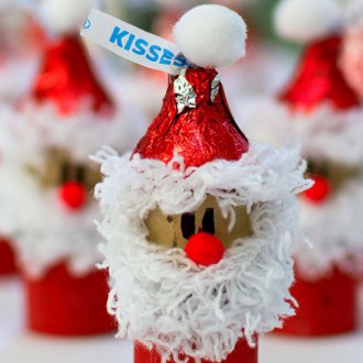 New Year's crafts from foil