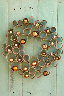 New Year's crafts made of cardboard