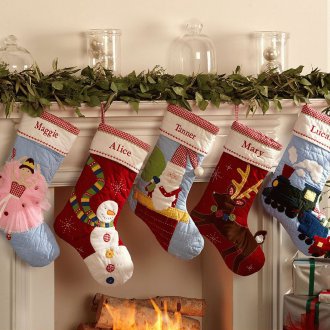 New Year's crafts from fabric