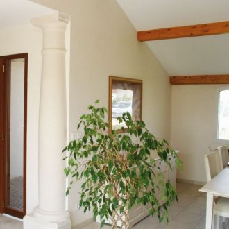 Colonna di gesso all'interno
