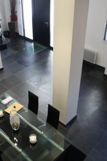 Granit quadratische Spüle