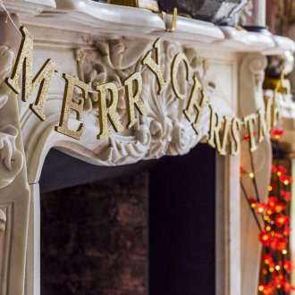 Ghirlanda di lettere di Capodanno