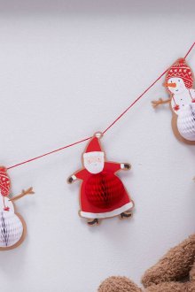 Ghirlanda di Capodanno con figure