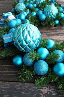 Ghirlanda blu di Capodanno