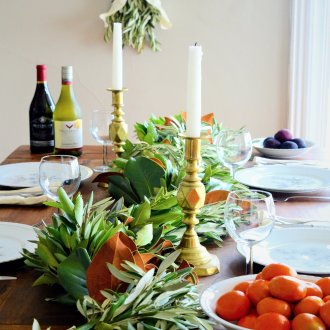 Ghirlanda di olive di Capodanno
