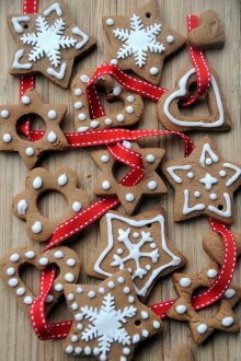 Ghirlanda di biscotti di Capodanno