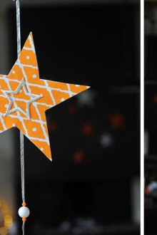 Ghirlanda di Capodanno con stelle