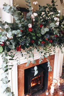 Ghirlanda di fiori di Capodanno