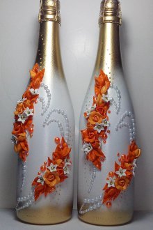 מגזרת חרוזים בקבוק שמפניה