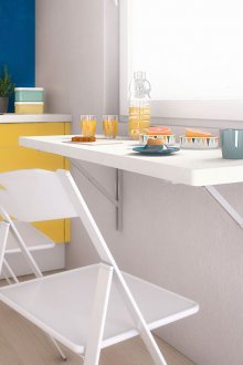 Tavolo pieghevole bianco