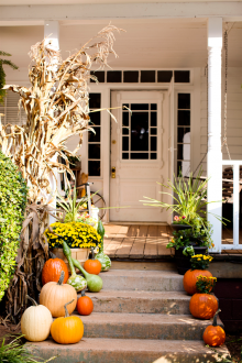 Décor d'escalier Halloween