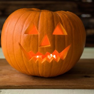 Lanterne de citrouille d'Halloween