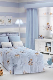 Bir çocuk için çocuk odasında Tekstil