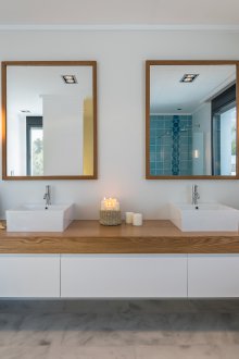 Çevre dostu banyo aynası
