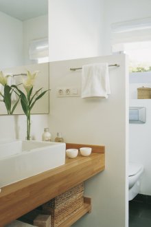 Kare banyo aynası