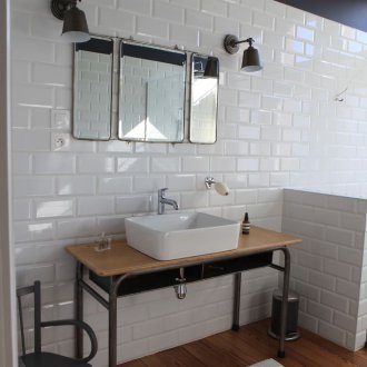 Loft banyo aynası