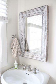 Provence tarzı banyo aynası