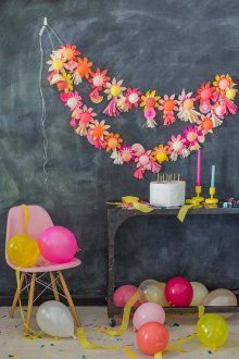 Machen Sie einen Kindergeburtstag mit Blumen