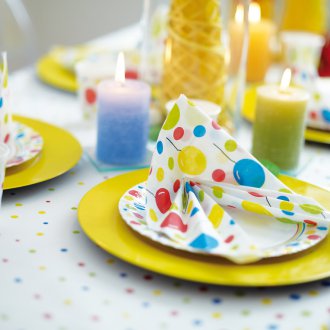 Baby Geburtstag mit Servietten machen