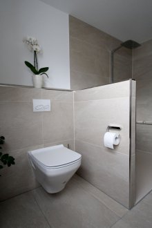 Kombine banyo bej