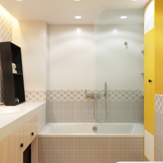 Kombine banyo aydınlatması