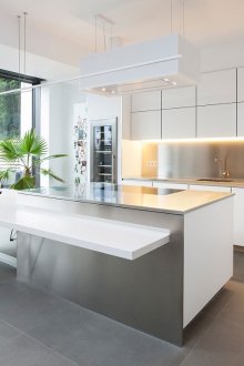 Design della cucina in stile minimalismo 2019