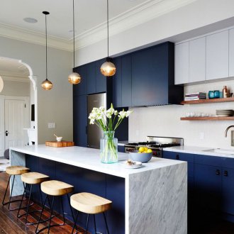 Kitchen Design Blue 2019