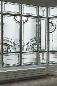 Vitray cumba penceresinde