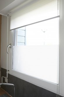 Vitray film mutfak penceresinde