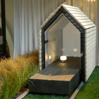 Boîte pour chien avec lumière