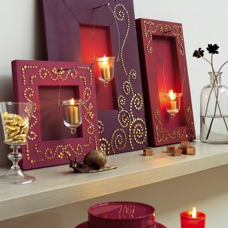Marcos de fotos de decoración duelas