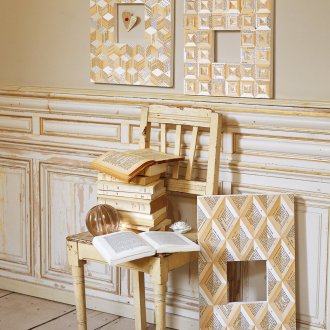 Páginas del libro de decoración del marco de fotos