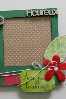 Quilling marco de fotos decoración
