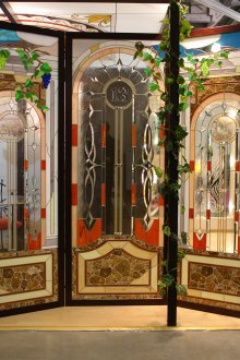 Glasmalereien für Fenster und Türen