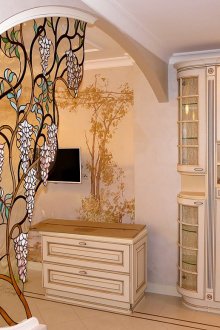 Glasmalerei in der Wohnung